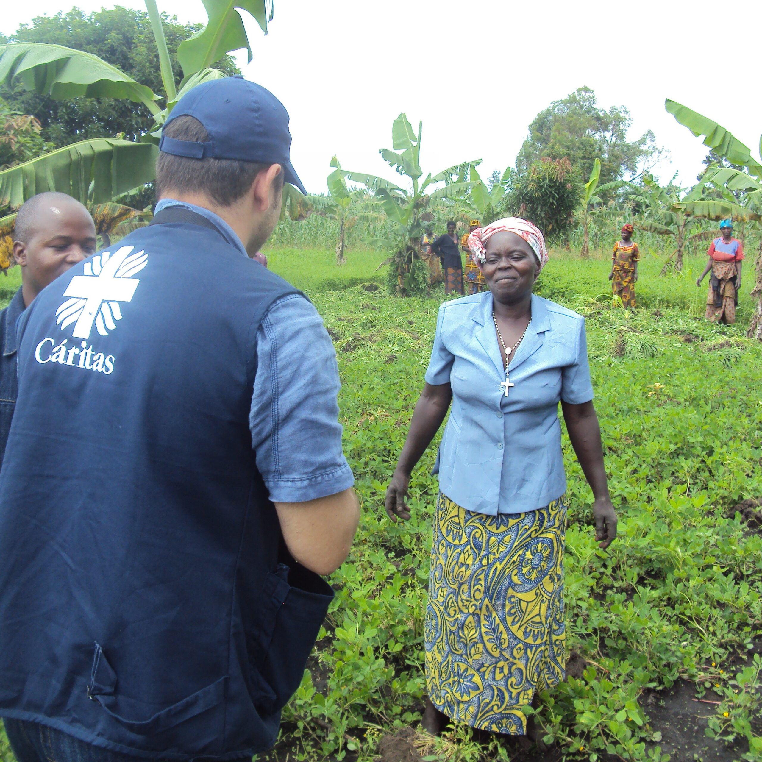 Kvinnelig småbonde i DR Kongo.