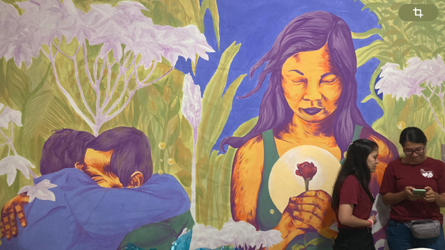 Veggmaleri i Colombia som handler om fred
