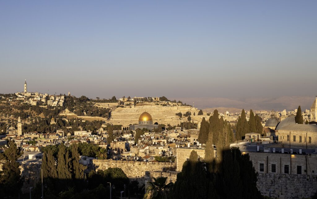 View of Jerusalem and the surrounding countryside