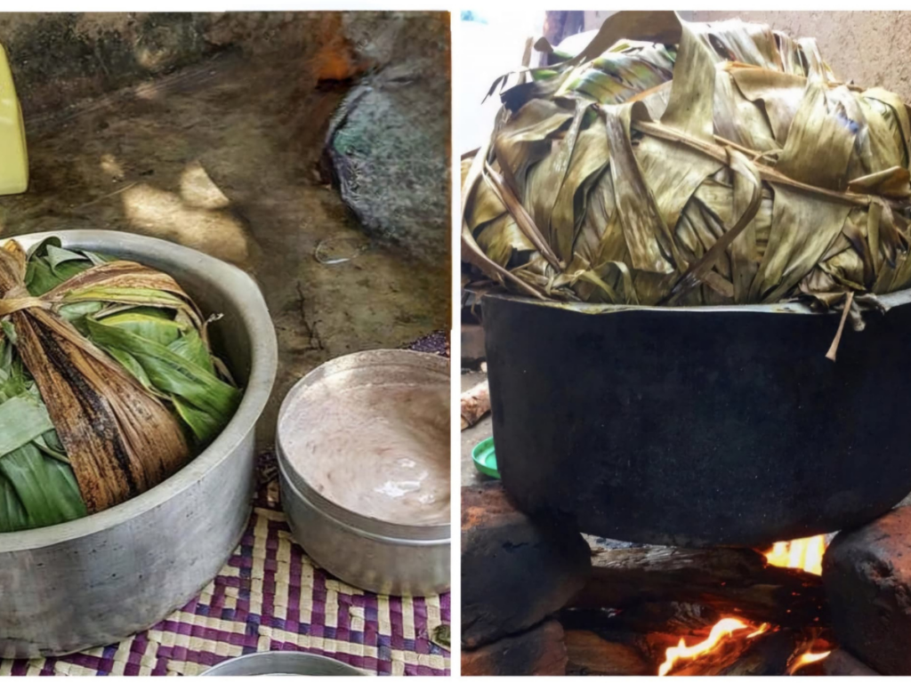 Forberedelse til julemiddag i Uganda