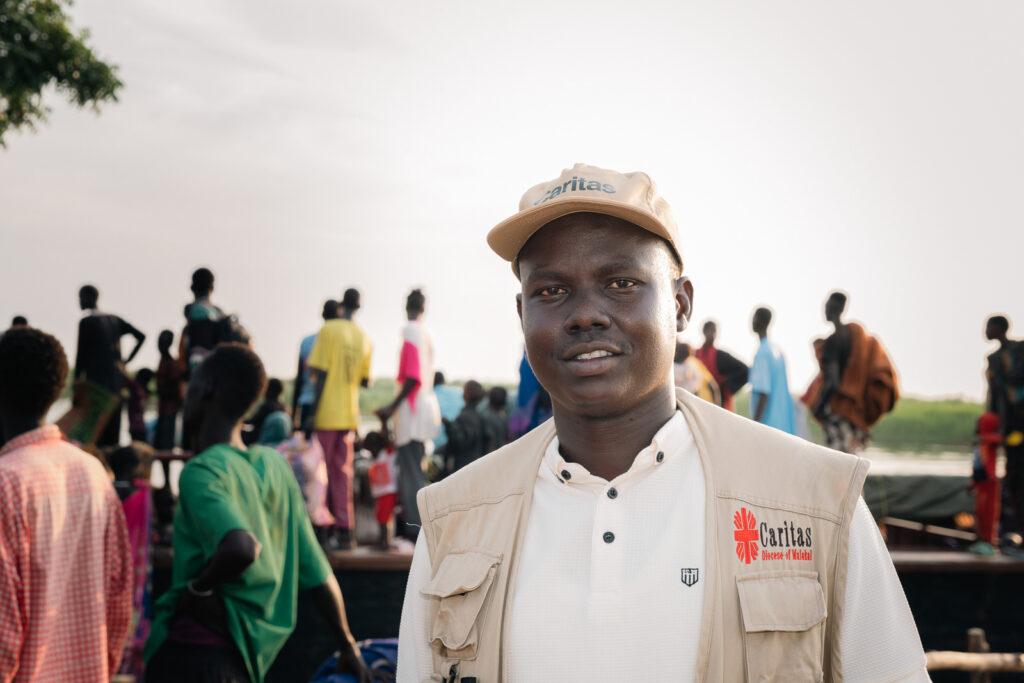 Humanitær koordinator i Caritas Malarial, Omojok Obac