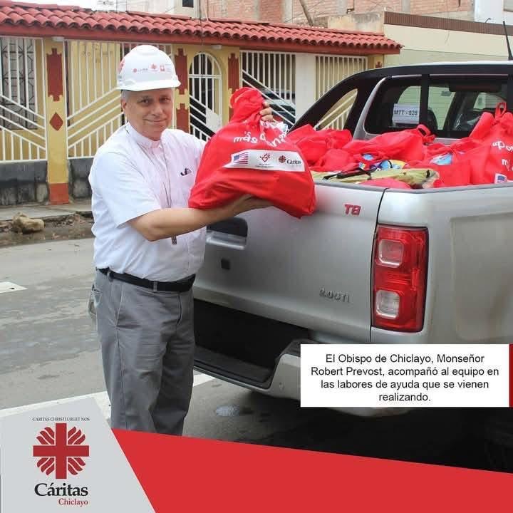Kardinal Robert Prevost, nå Pave Leo XIV, har bakgrunn fra Caritas Peru.
