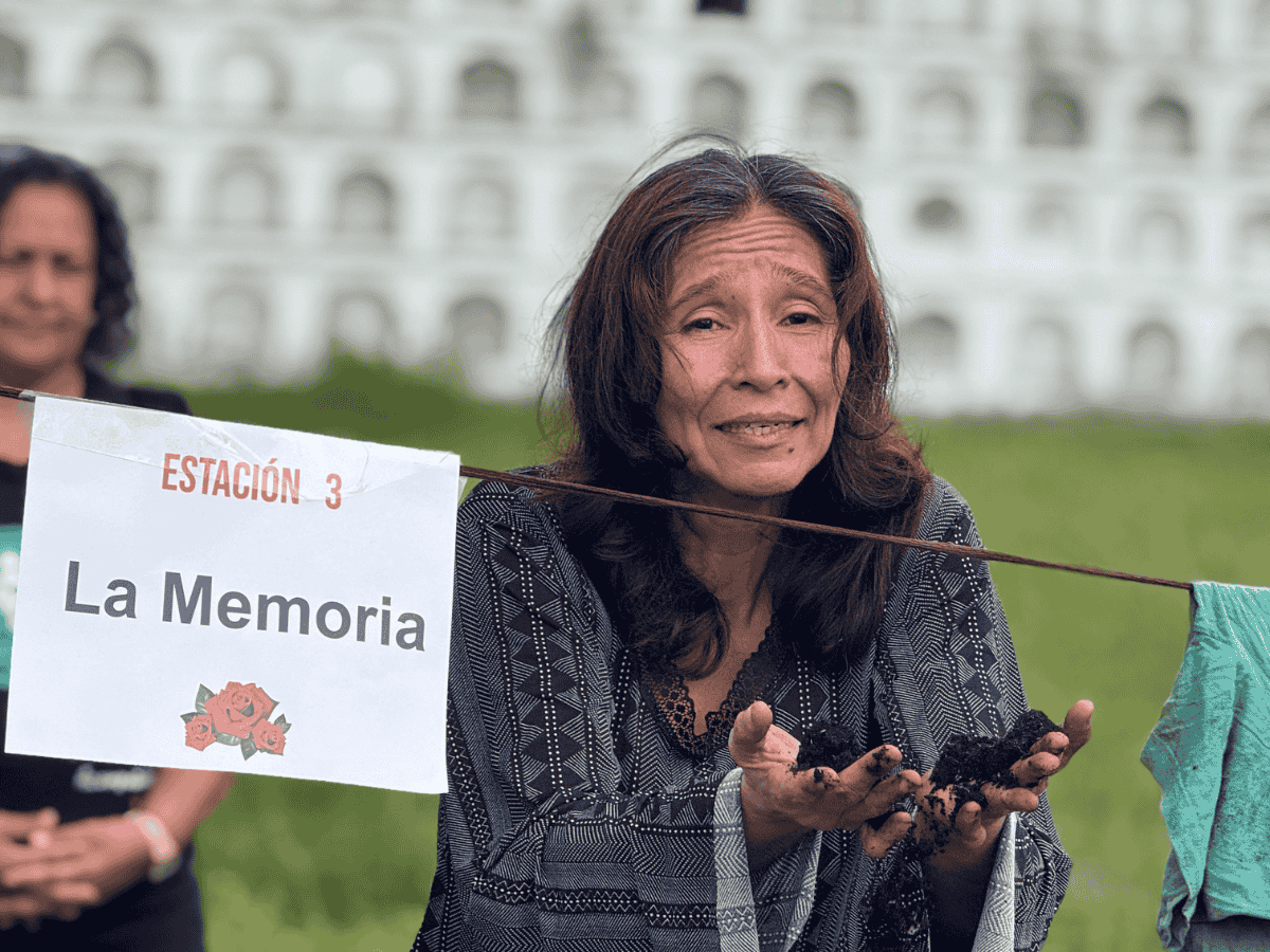 Kvinnelig deltaker i et prosjekt innen kvinner, fred og sikkerhet i Colombia