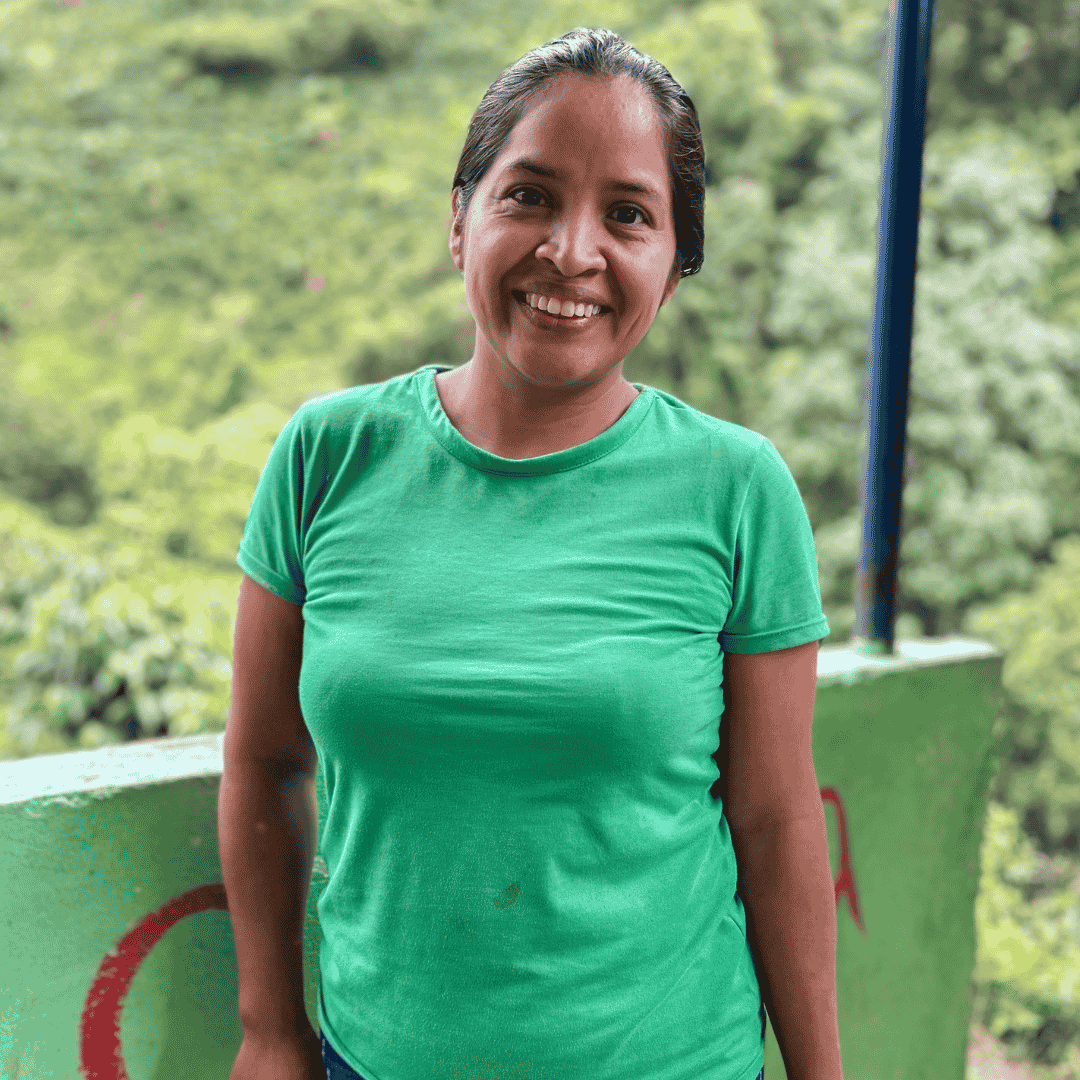 Olga Lucía Peteví, barista and participant in the peace program of Caritas in Colombia