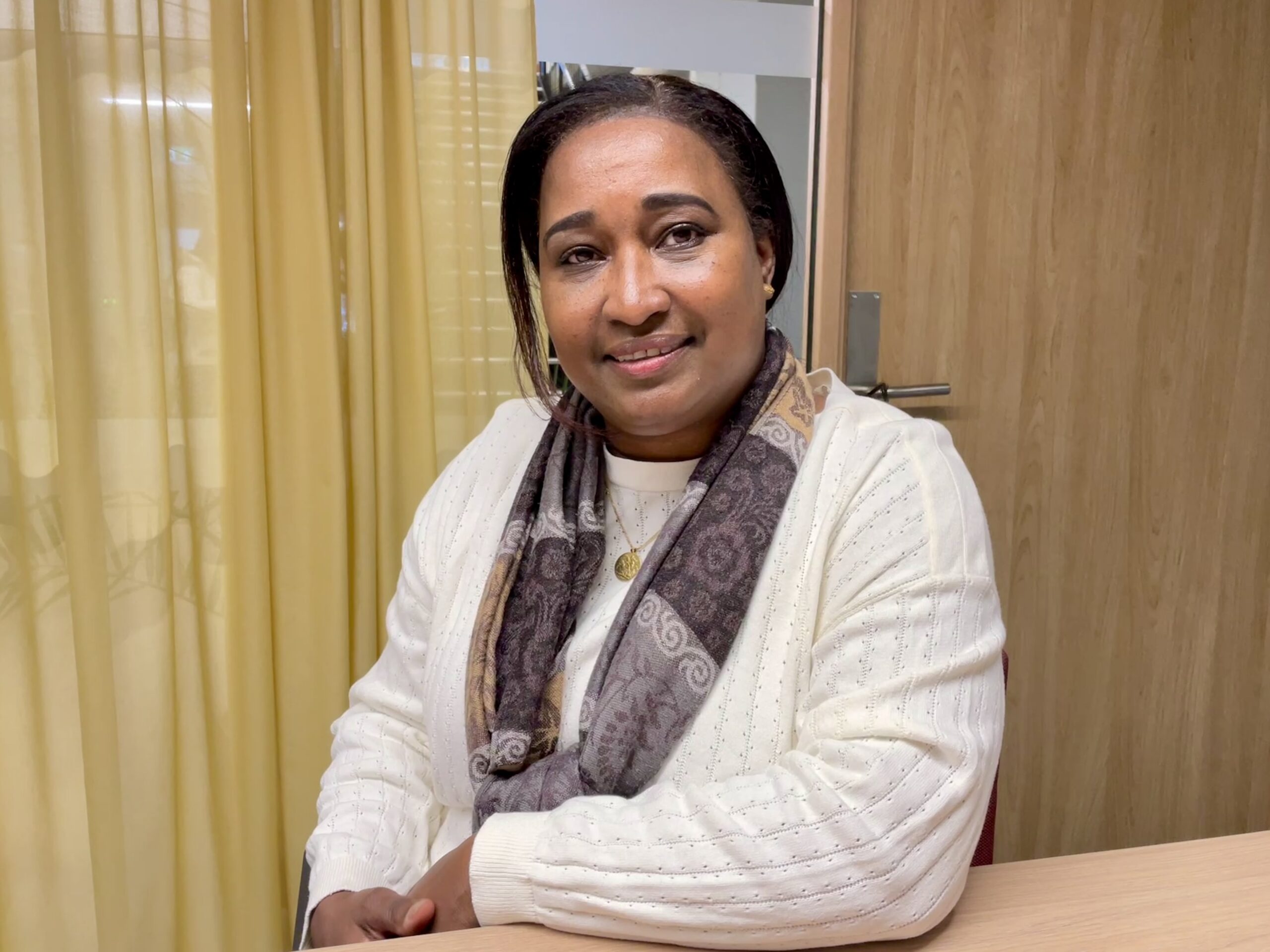Dina Mahyoub , frivillig på Caritas Ressurssenter i Oslo